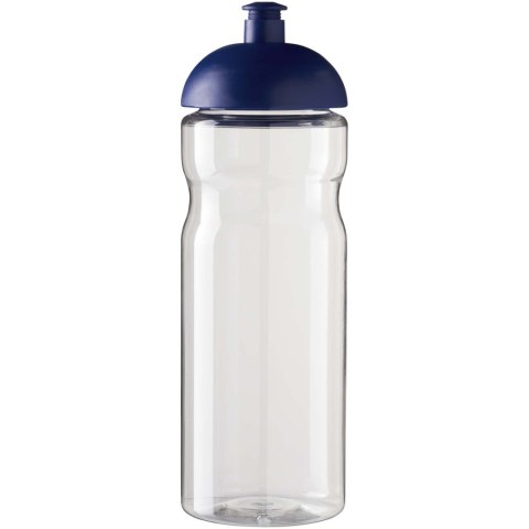Bidon H2O Eco o pojemności 650 ml z wypukłym wieczkiem przezroczysty, niebieski