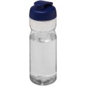 Bidon H2O Eco o pojemności 650 ml z wieczkiem zaciskowym przezroczysty, niebieski