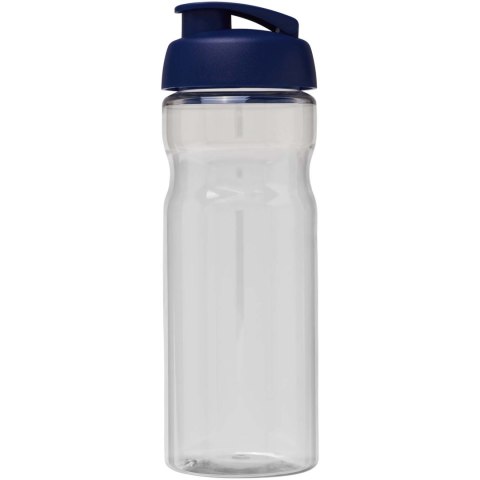 Bidon H2O Eco o pojemności 650 ml z wieczkiem zaciskowym przezroczysty, niebieski