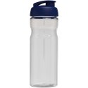 Bidon H2O Eco o pojemności 650 ml z wieczkiem zaciskowym przezroczysty, niebieski