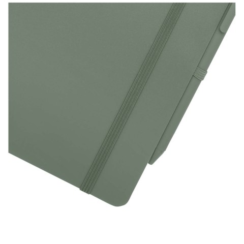 Thalaasa notatnik A5 w twardej okładce z nadrukiem oceanicznym i długopisem zielony melanż