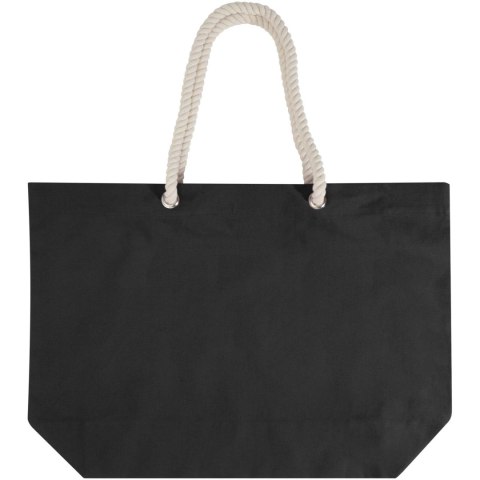 Florida torba plażowa o gramaturze 270 g/m² wykonana z materiałów z recyklingu z certyfikatem GRS 18L czarny, czarny