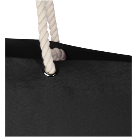 Florida torba plażowa o gramaturze 270 g/m² wykonana z materiałów z recyklingu z certyfikatem GRS 18L czarny, czarny