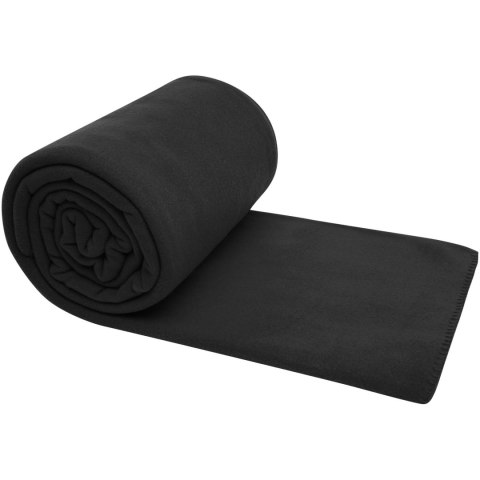 Huggy koc polarowy o wymiarach 220 x 250 cm czarny