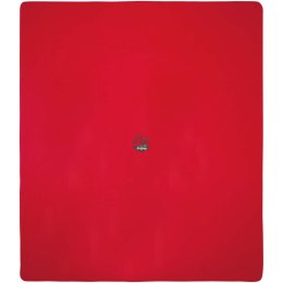 Huggy koc polarowy o wymiarach 220 x 250 cm czerwony