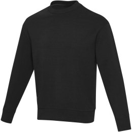 Jet sweter unisex Aware™ z okrągłym dekoltem z materiałów z recyklingu czarny
