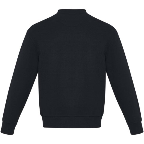 Jet sweter unisex Aware™ z okrągłym dekoltem z materiałów z recyklingu granatowy