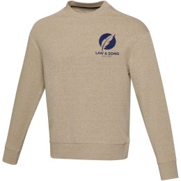 Jet sweter unisex Aware™ z okrągłym dekoltem z materiałów z recyklingu oatmeal (37543070)