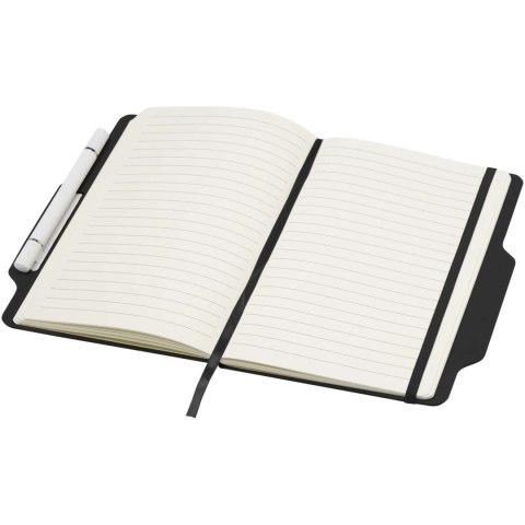 Nexus notatnik A5 w twardej okładce z długopisem i ołówkiem czarny