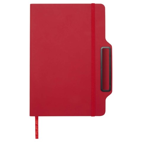 Nexus notatnik A5 w twardej okładce z długopisem i ołówkiem czerwony