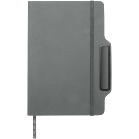 Nexus notatnik A5 w twardej okładce z długopisem i ołówkiem szary