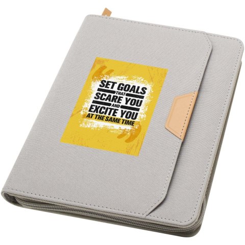 Nomumi teczka z notatnikiem do pisania A5 szary