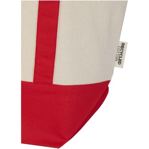 Sam torba na zakupy z bawełny z recyklingu z certyfikatem GRS o gramaturze 320 g/m² czerwony, piasek pustyni