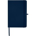 Teak notatnik A5 z twardą okładką z materiałów z recyklingu i stronami w linie granatowy