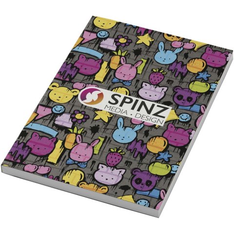 Notatnik Novella Austen A5 w miękkiej okładce szary