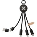 SCX.design C14 kabel do ładowania 5 w 1 o mocy 15 W czarny