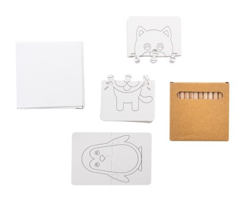 Niestandardowe puzzle do kolorowania