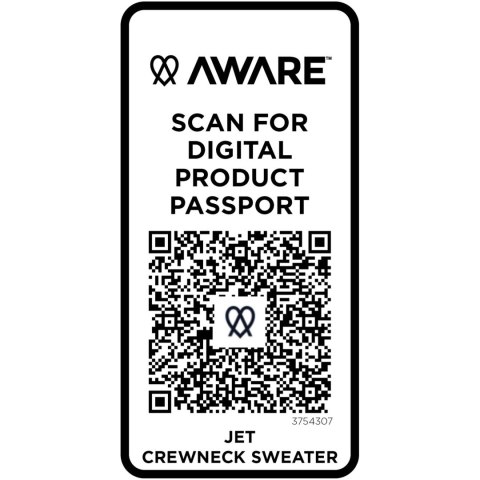 Jet sweter unisex Aware™ z okrągłym dekoltem z materiałów z recyklingu oatmeal