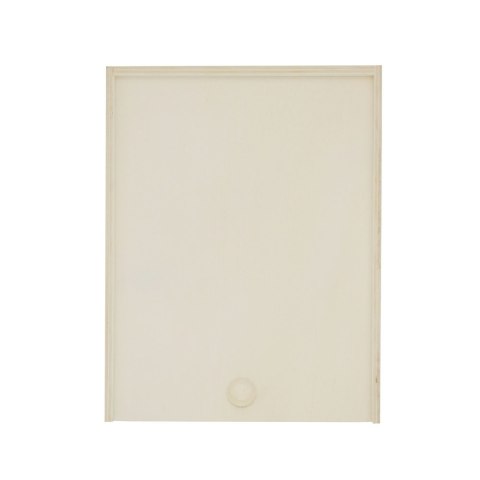 Zestaw drewnianych klocków do malowania, farbki i 2 pędzelki | Priya