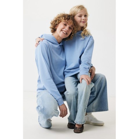 Dziecięca bluza z kapturem i kieszeniami Iqoniq Yengo z bawełny z recyklingu