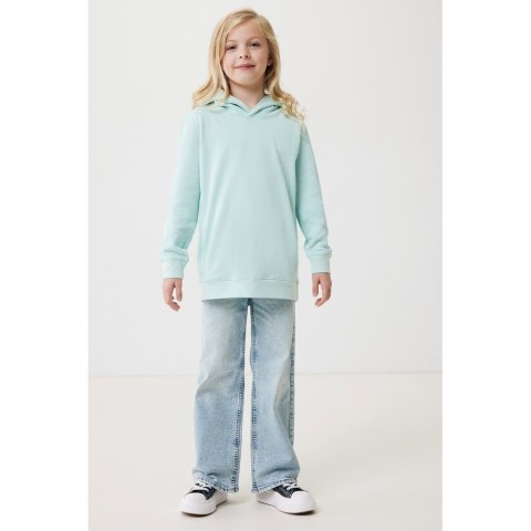 Dziecięca bluza z kapturem i kieszeniami Iqoniq Yengo z bawełny z recyklingu