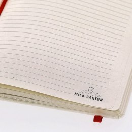 Notatnik ok. A5 ze zrecyklingowanych kartoników po mleku