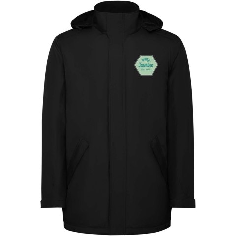 America dziecięca ocieplana kurtka typu parka czarny