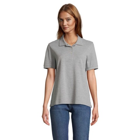PACIFIC WOMEN POLO grey melange XL