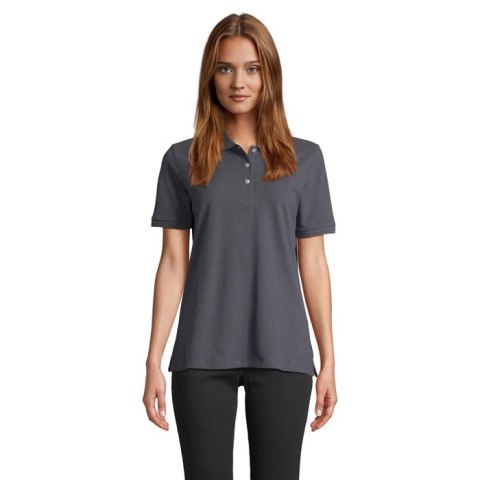 PACIFIC WOMEN POLO mysi szary XS