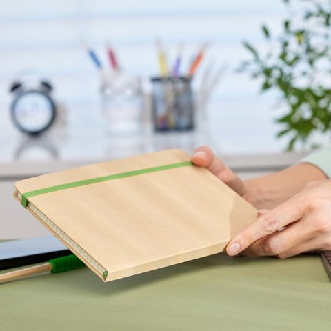 Notatnik 145x210/80k kratka Simply, zielony