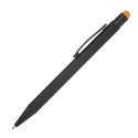 Długopis metalowy touch pen soft touch OHARA kolor pomarańczowy