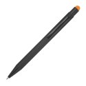Długopis metalowy touch pen soft touch OHARA kolor pomarańczowy