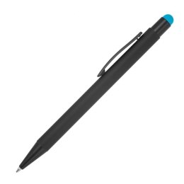 Długopis metalowy touch pen soft touch OHARA kolor turkusowy