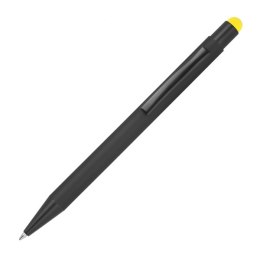 Długopis metalowy touch pen soft touch OHARA kolor żółty