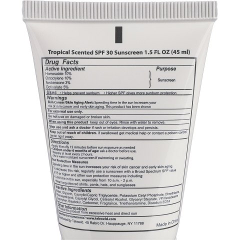 Krem przeciwsłoneczny o zapachu waniliowym