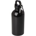 Oregon butelka na wodę o pojemności 400 ml z karabińczykiem wykonana ze stali nierdzewnej z jednowarstwową ścianką z certyfikate
