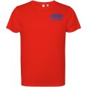 Estoril short sleeve kids t-shirt czerwony