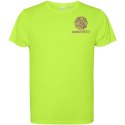 Estoril short sleeve kids t-shirt fluor green