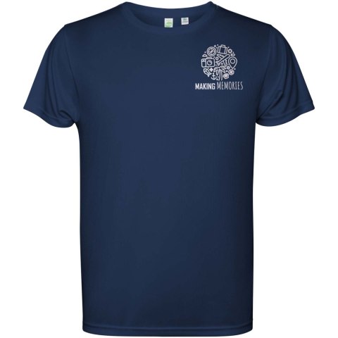 Estoril short sleeve kids t-shirt navy blue