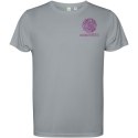 Estoril short sleeve kids t-shirt szary