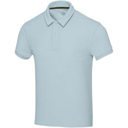 Koszulka polo Akoya, unisex, z materiału frotte z recyklingu cloud blue