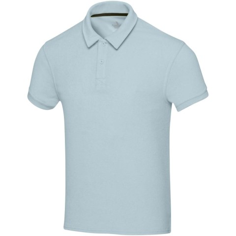 Koszulka polo Akoya, unisex, z materiału frotte z recyklingu cloud blue