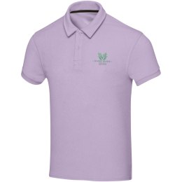 Koszulka polo Akoya, unisex, z materiału frotte z recyklingu liljowy