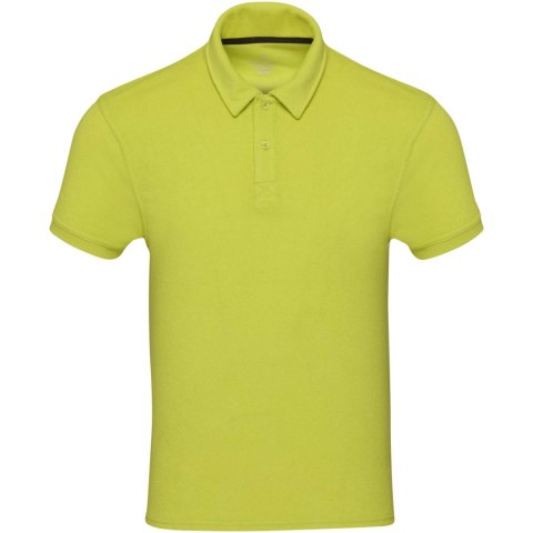 Koszulka polo Akoya, unisex, z materiału frotte z recyklingu limonka