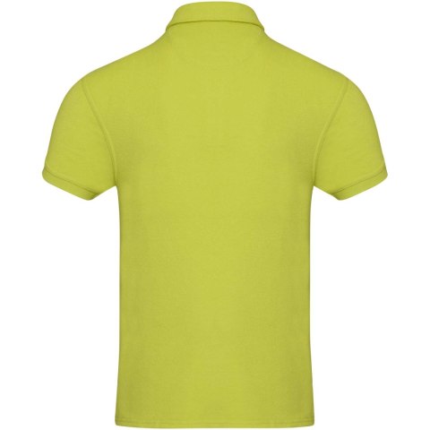 Koszulka polo Akoya, unisex, z materiału frotte z recyklingu limonka