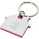 Łańcuszek na klucze Nook, z brelokiem w kształcie domu czerwony