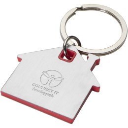 Łańcuszek na klucze Nook, z brelokiem w kształcie domu czerwony