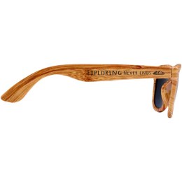 Okulary przeciwsłoneczne Mira z oprawkami z imitacji drewna piasek pustyni