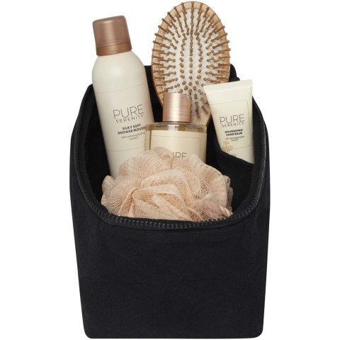 Organizer na przybory toaletowe z materiałów recyklingowanych Pack 500 g/m² Aware™ czarny