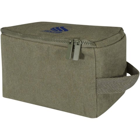 Organizer na przybory toaletowe z materiałów recyklingowanych Pack 500 g/m² Aware™ zielony